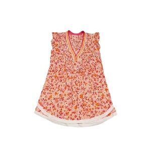 Poupette St Barth Floral Smocked Mini Dress – Size M